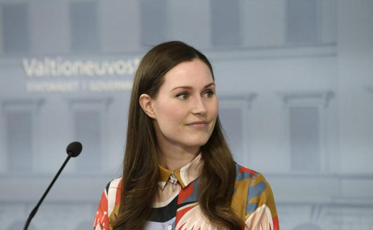 La primera ministra de Finlandia, Sanna Marin.