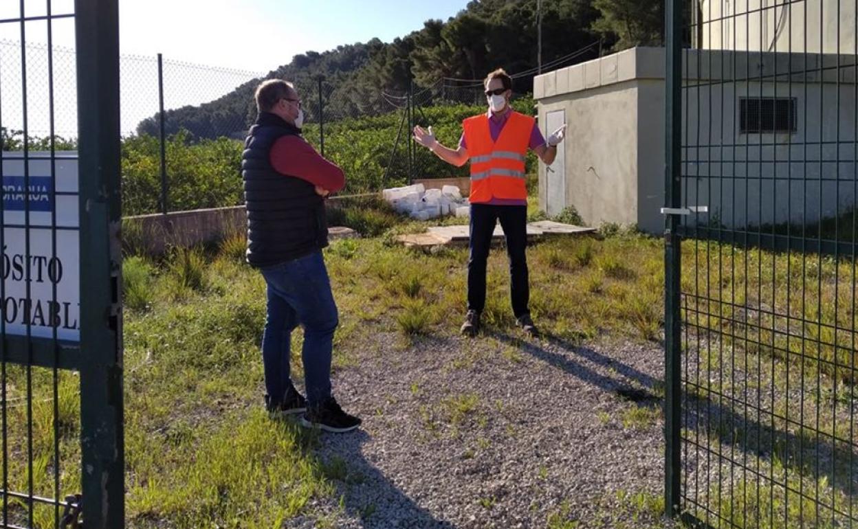 Depósito del agua potable de Xeraco.