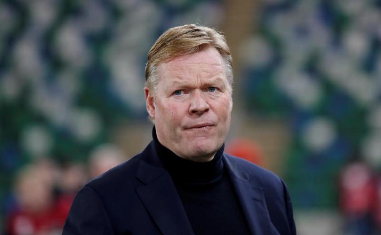 Ronald Koeman, seleccionador de Holanda. 