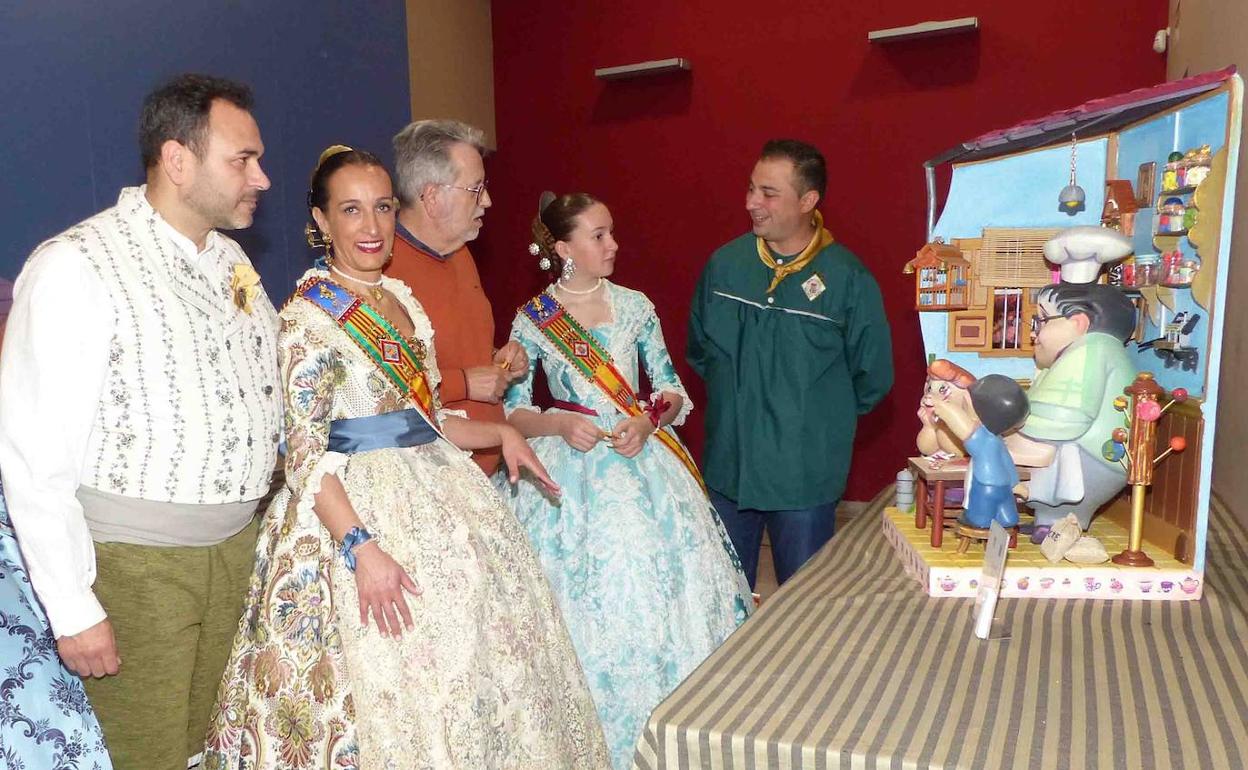 La inauguración de la exposición del Ninot. 