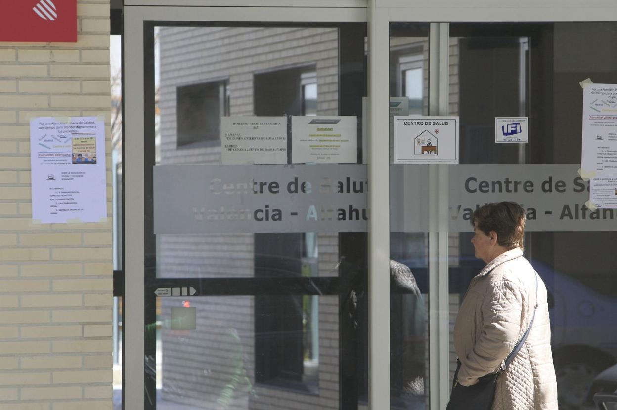 Cento de Salud de Alfahuir, en Valencia, que seguirá en la fase cero. manuel molines