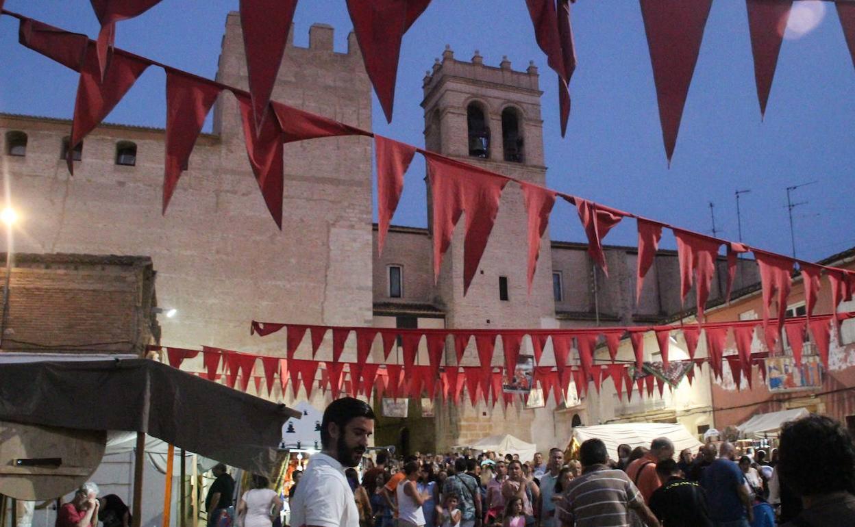El mercado medieval de las fiestas de Alaquàs. 