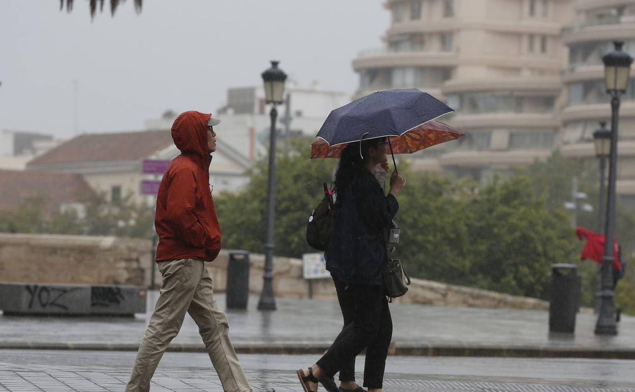 Valencia, en alerta amarilla por lluvias este martes