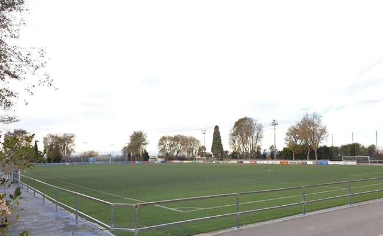 El campo de fútbol del municipio. 