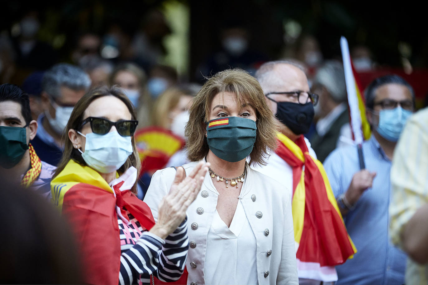 Fotos: Nuevas protestas contra el Gobierno en el paseo de la Alameda