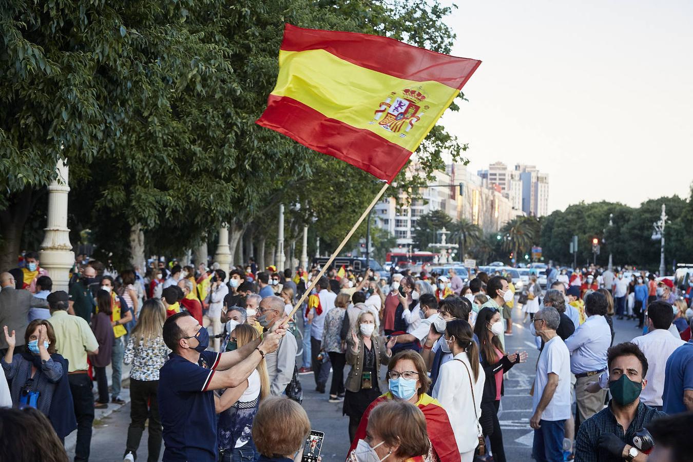 Fotos: Nuevas protestas en Valencia por la gestión del Gobierno