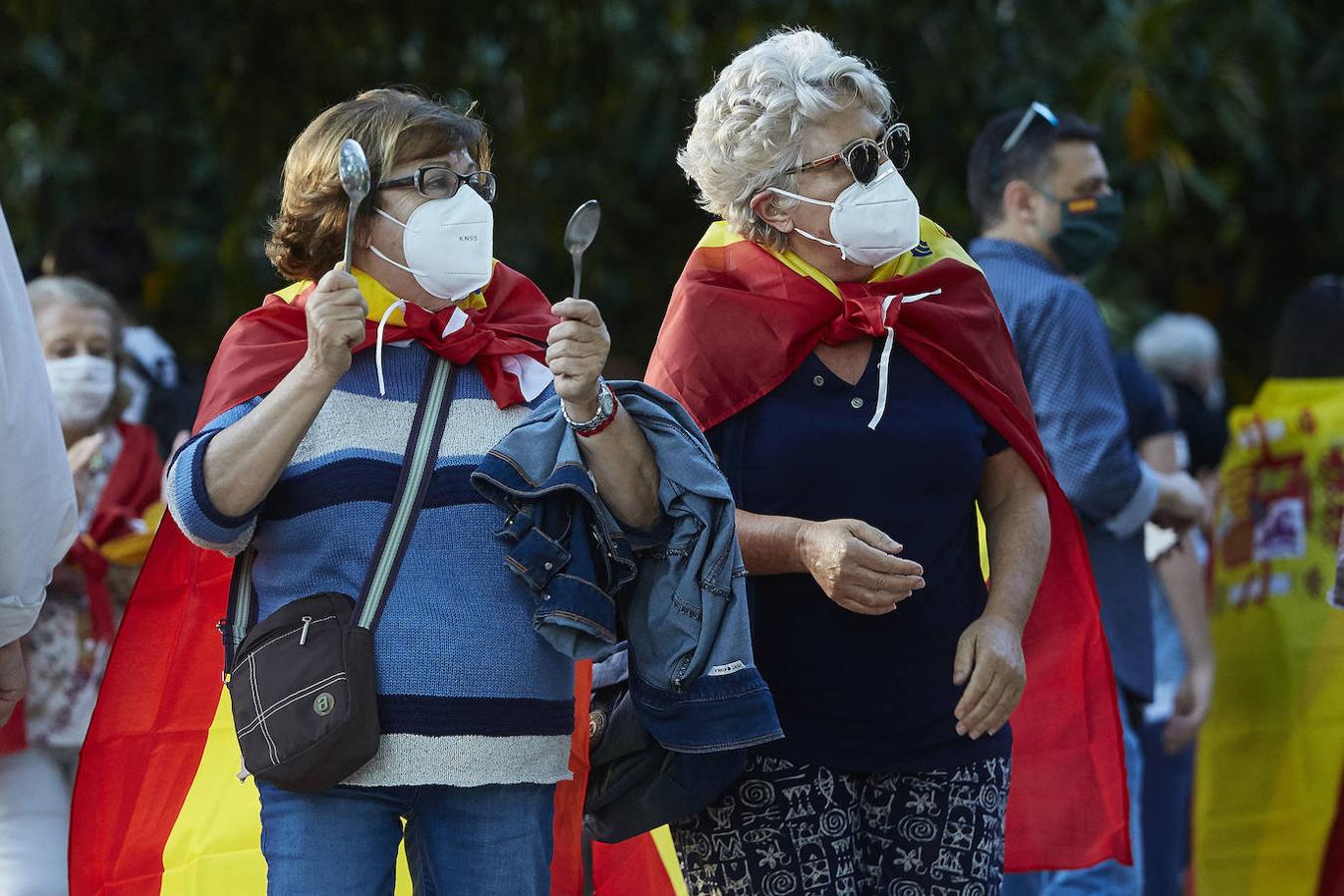 Fotos: Nuevas protestas en Valencia por la gestión del Gobierno