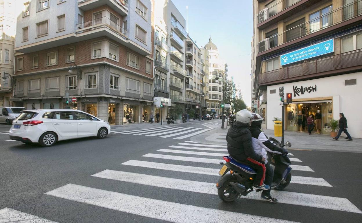 Detenido en Valencia por amenazar a un taxista con un cuchillo de grandes dimensiones