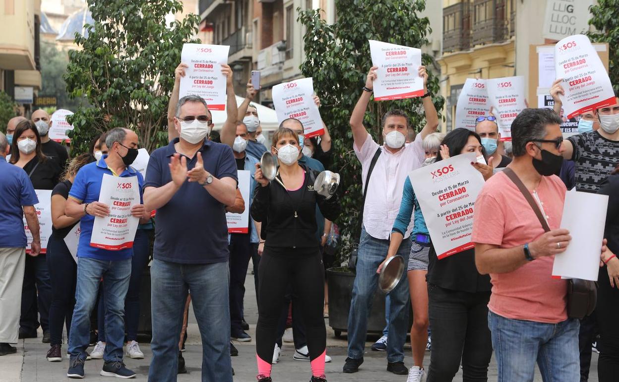 Manifestación en Valencia. 