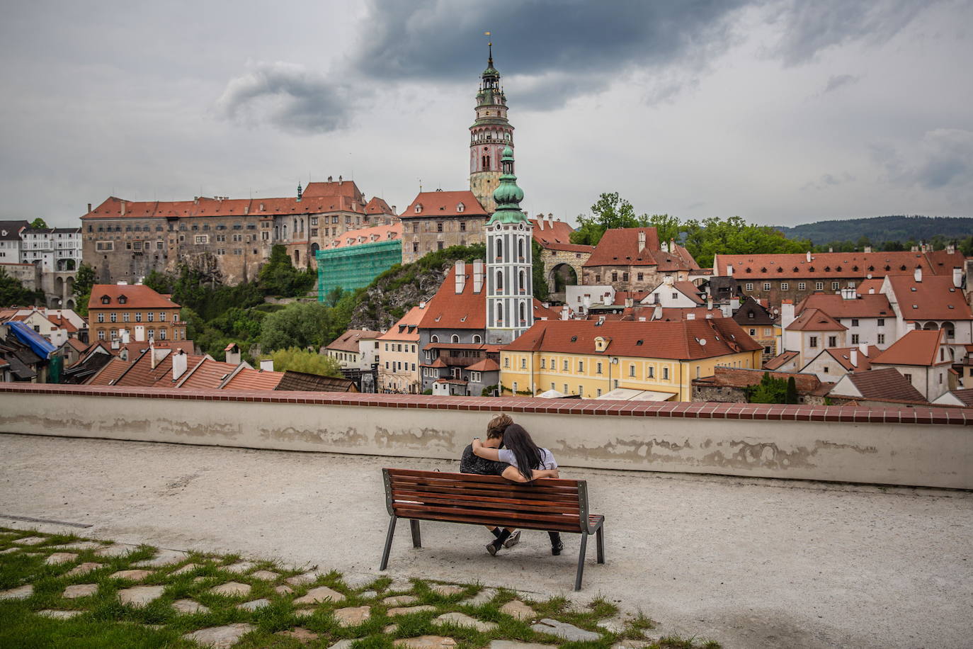 Cesky Krumlov (República Checa). Patrimonio Mundial de la Cultura de la Unesco, es un popular destino turístico en la región de Bohemia del Sur. 