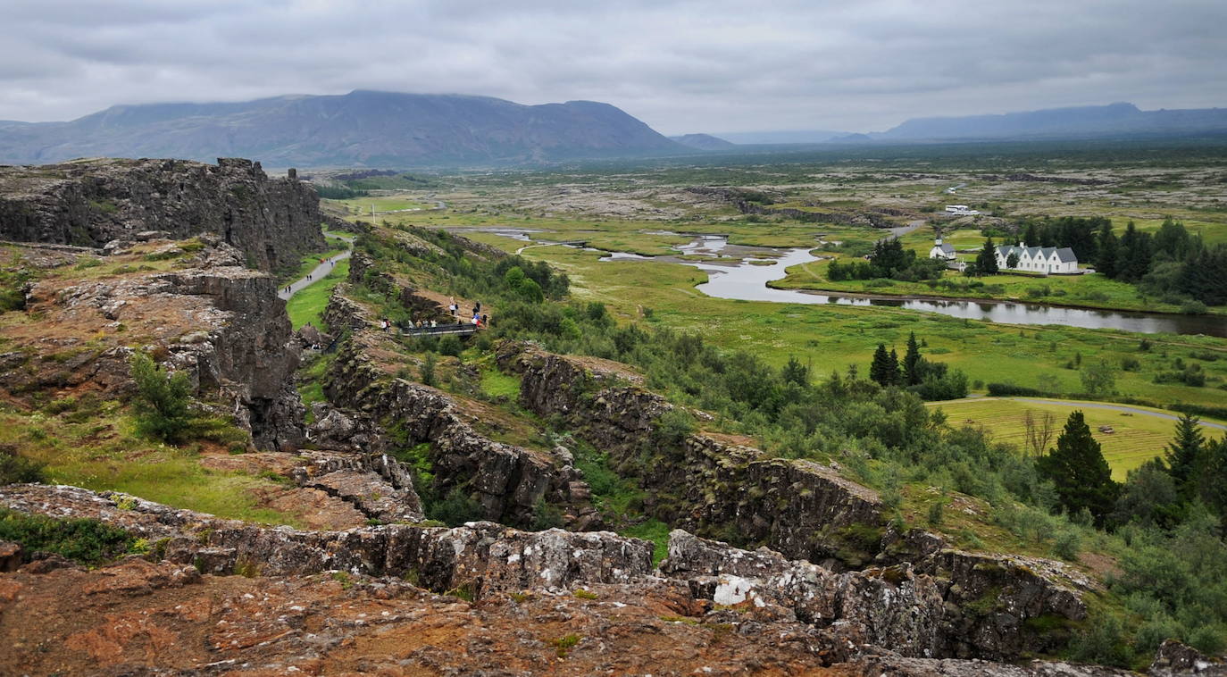 Thingvellir es un valle y parque nacional situado en el suroeste de Islandia.