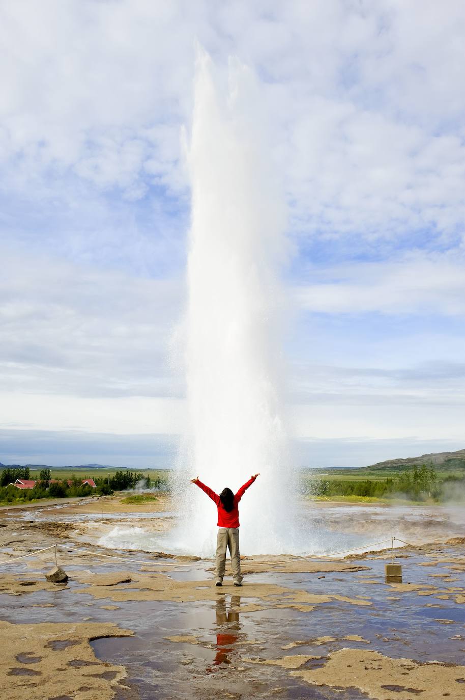 El Gran Geysir. Este fenómeno islandés es el que ha dado nombre a todos los demás géiseres del mundo.