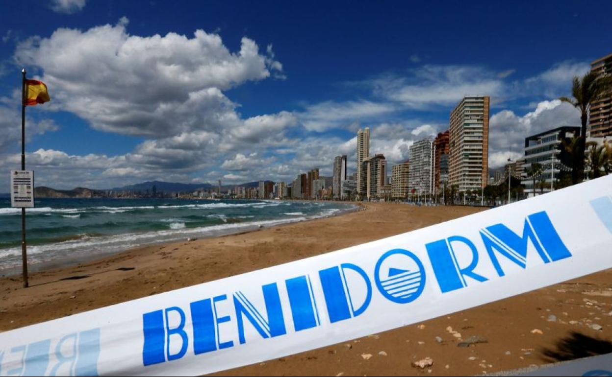 Playa de Benidorm durante 