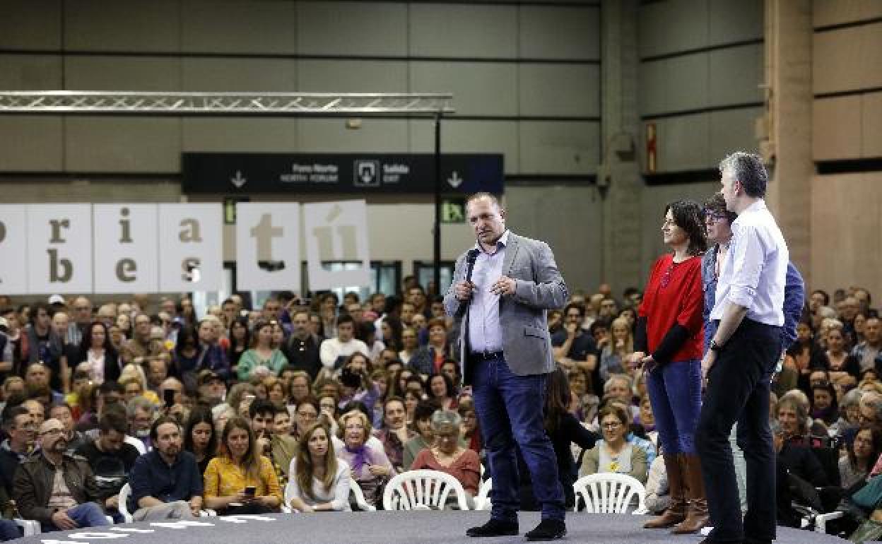 Mitin central de Podemos en las elecciones generales de hace un año. 