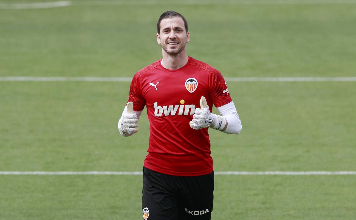 Jaume Doménech, en la ciudad deportiva de Paterna.