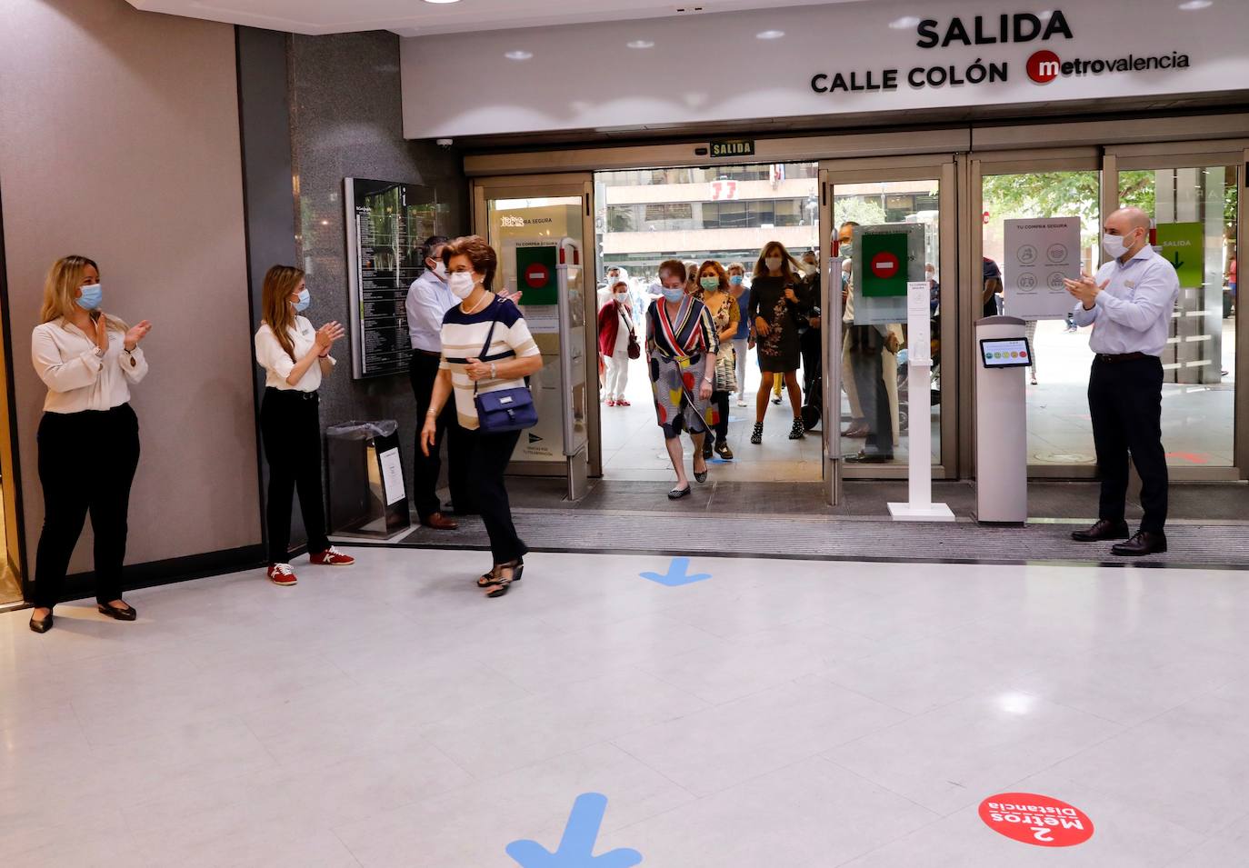 Reapertura de los centros comerciales en Valencia tras el confinamiento