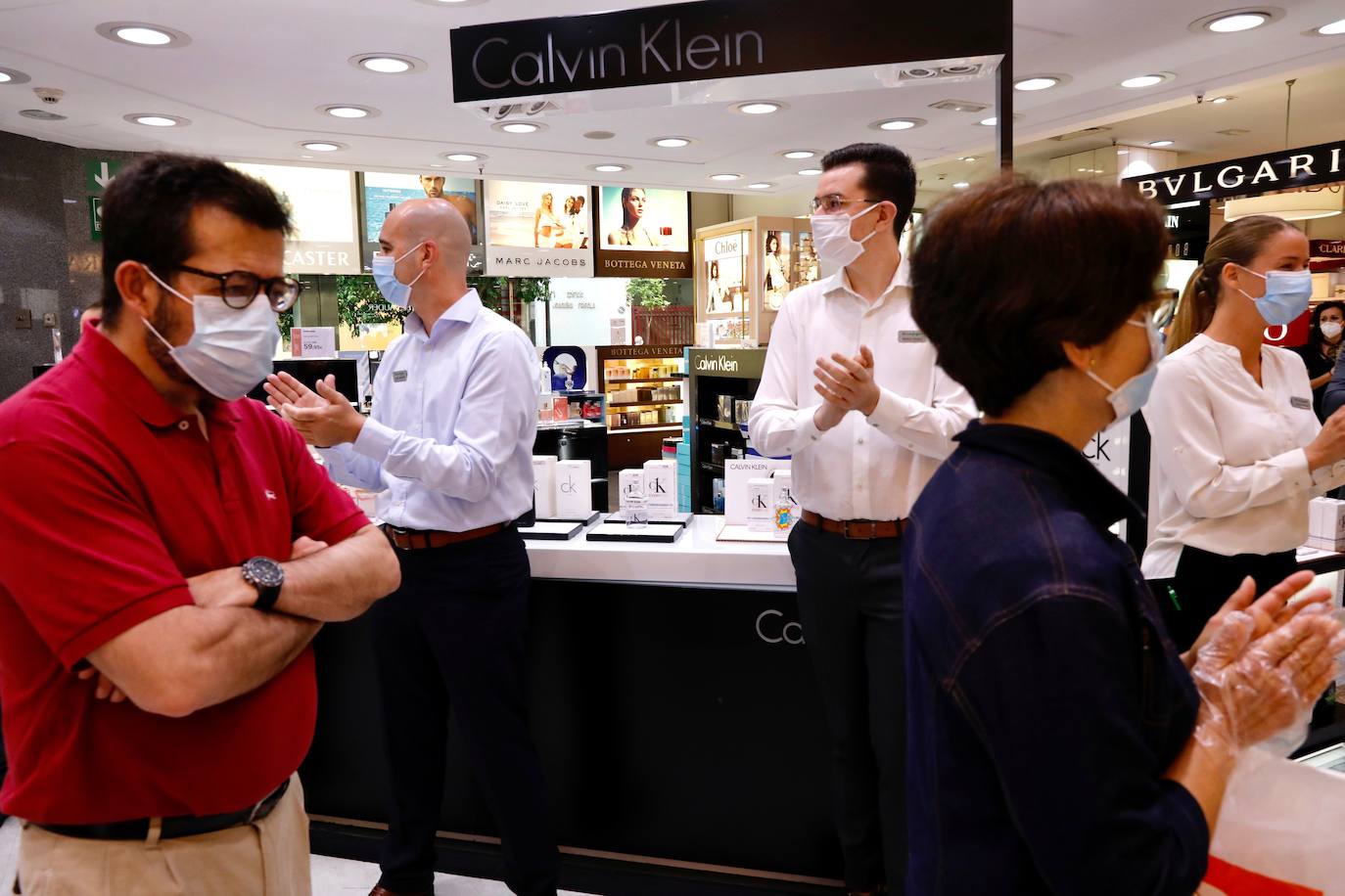 Reapertura de los centros comerciales en Valencia tras el confinamiento