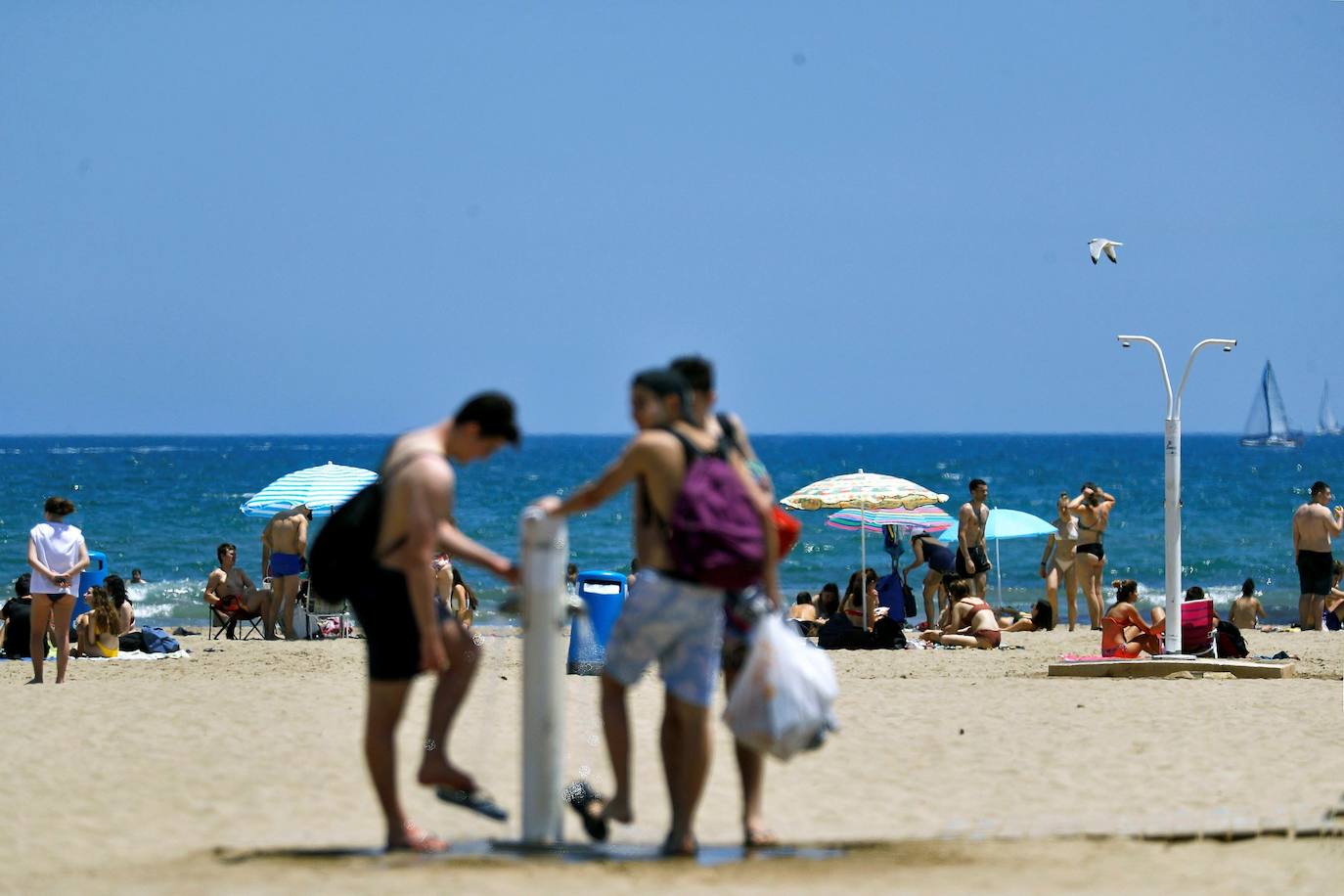 Fotos: Sábado de playa en Valencia