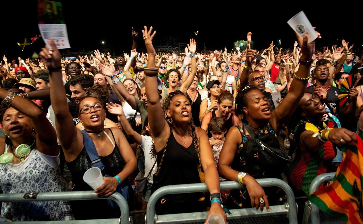 Público en un concierto del festival Rototom el año pasado. 