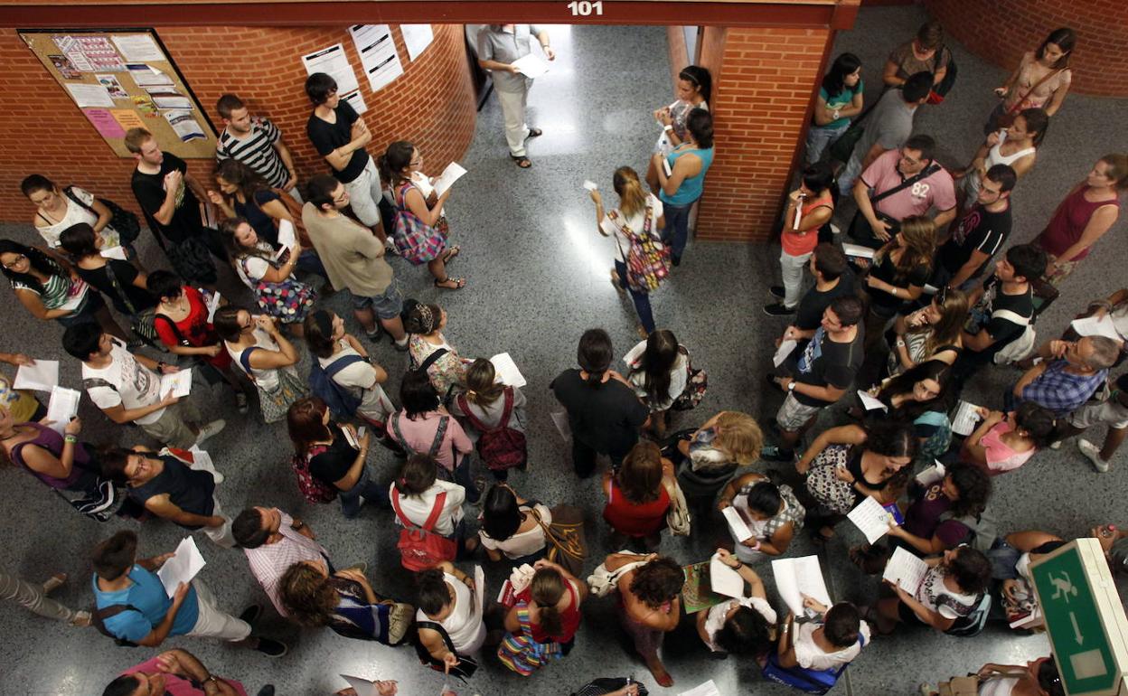 Examen de Selectividad en Valencia.