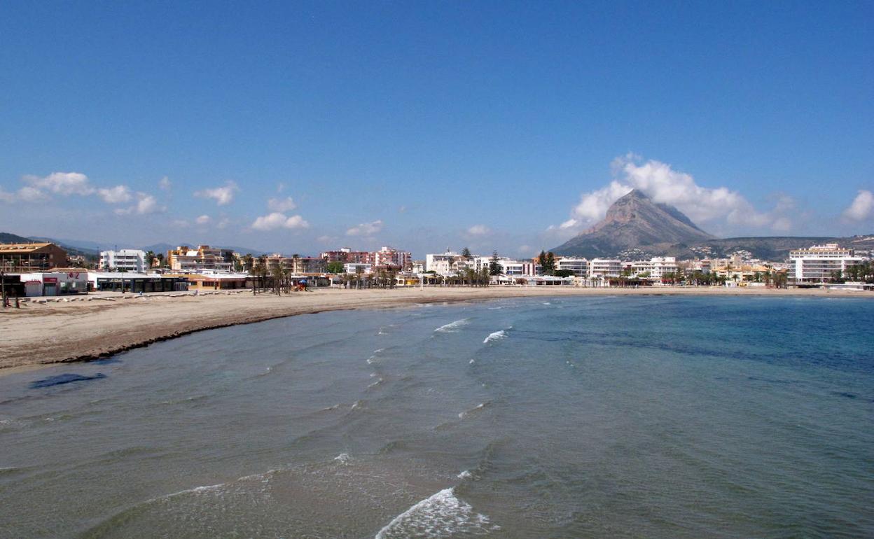 Playa del Arenal de Xàbia. 