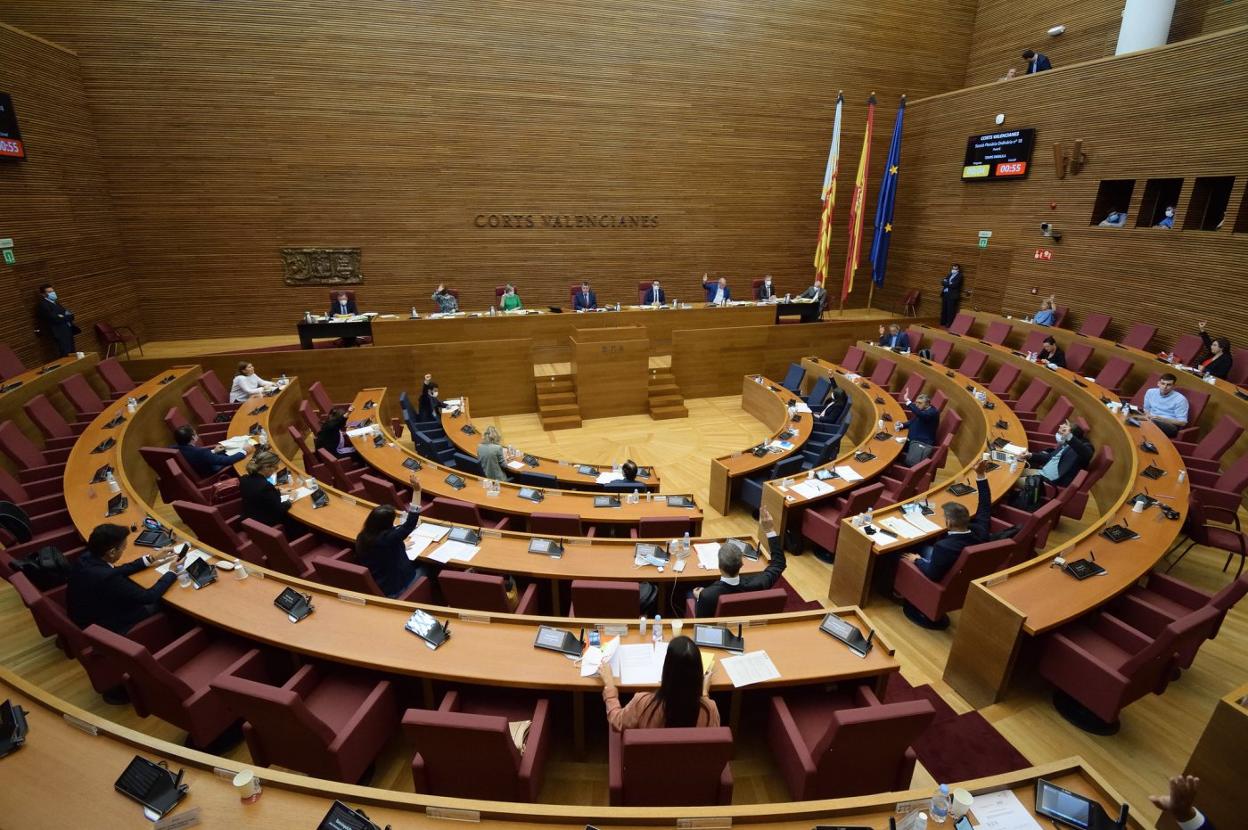 Una sesión de Les Corts. i. c.
