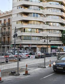 Imagen secundaria 2 - Valencia | Las obras de Gran Vía continúan hasta final de junio