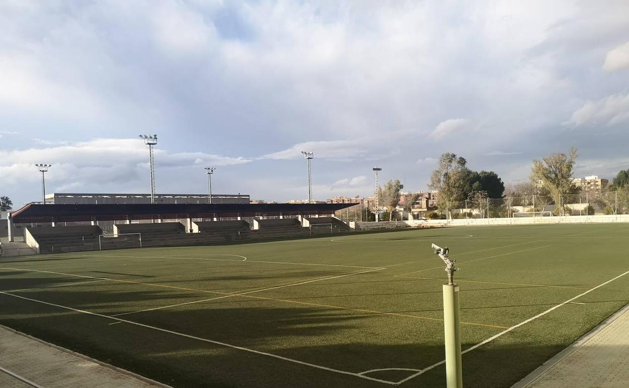 Uno de los campos de fútbol de las instalaciones municipales. 