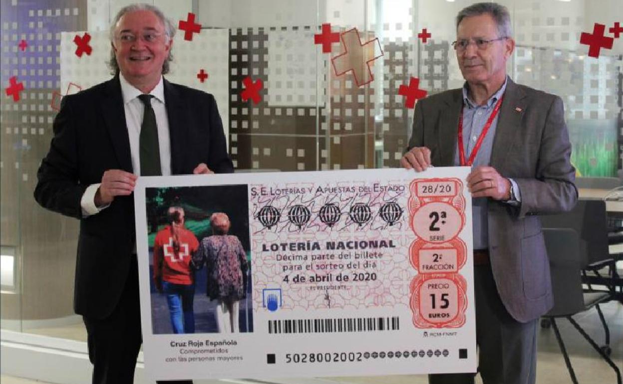 Presentación del Sorteo Extraordinario de la Cruz Roja de la Lotería Nacional. 