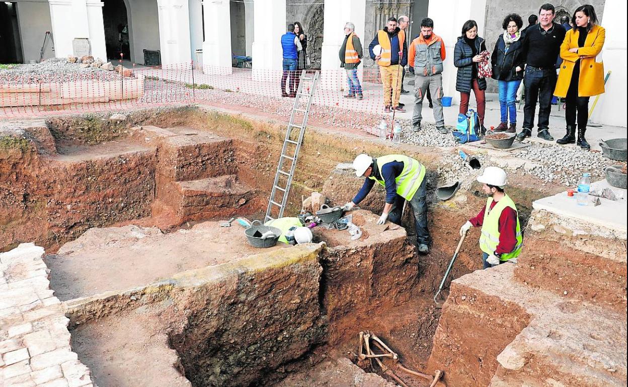 Excavación de San Vicente de la Roqueta, una de las inversiones contabilizadas este año. 