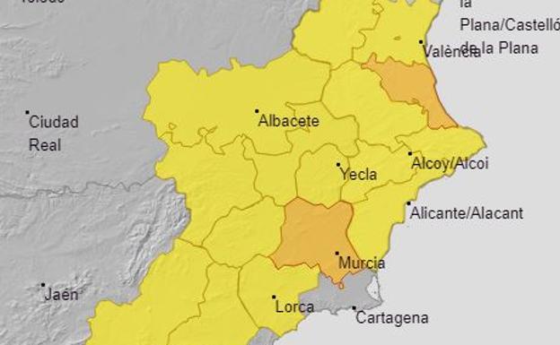 Valencia entrará en alerta meteorológica el miércoles