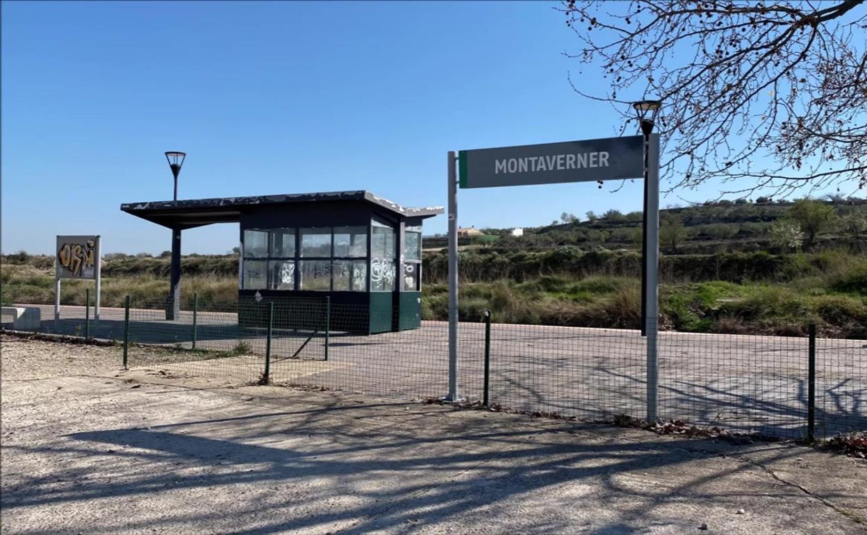 Montaverner, uno de los municipios afectados por las deficiencias en el servicio de la línea de tren Xàtiva-Alcoi. 