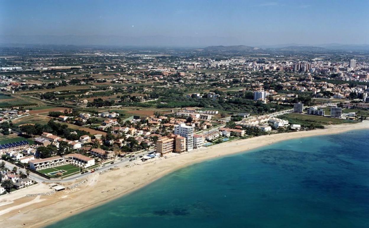 Playa de la Caracola de Benicarló. 