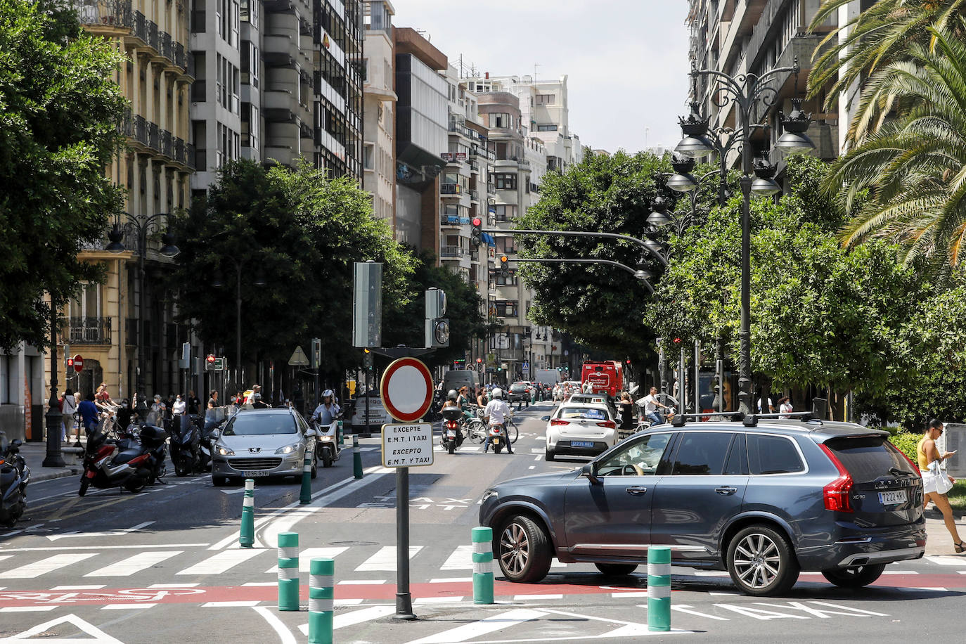 Fotos: Fotos: sigue la confusión para llegar a la calle Colón de Valencia