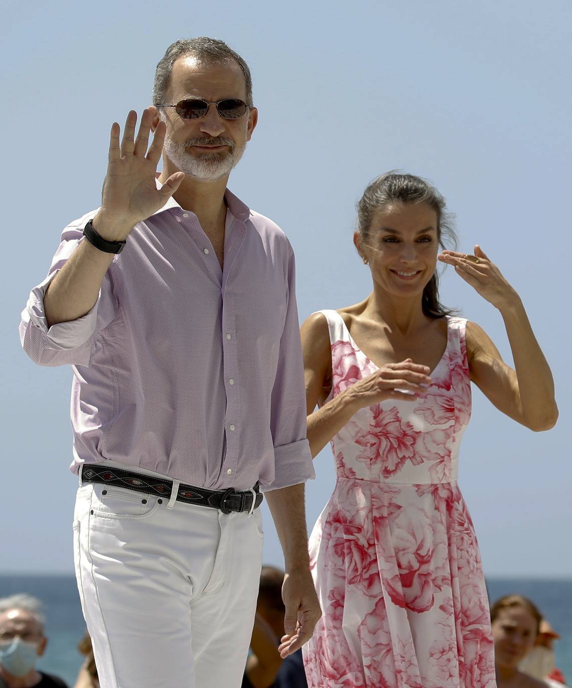 Los reyes Felipe VI y Letizia visitan Benidorm