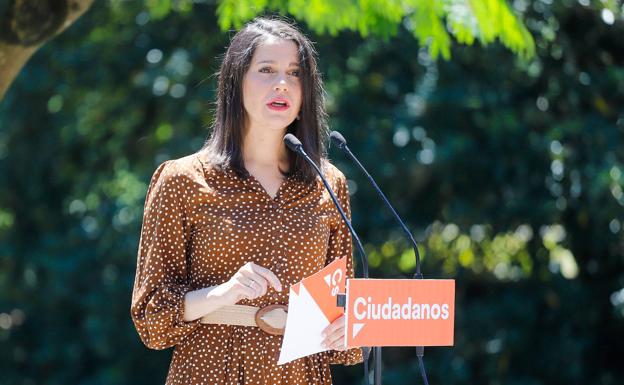 La presidenta de Ciudadanos, Inés Arrimadas.