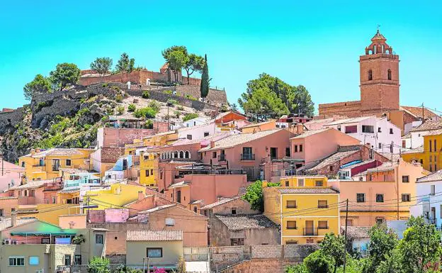 Panorámica de Polop, municipio de Alicante. 