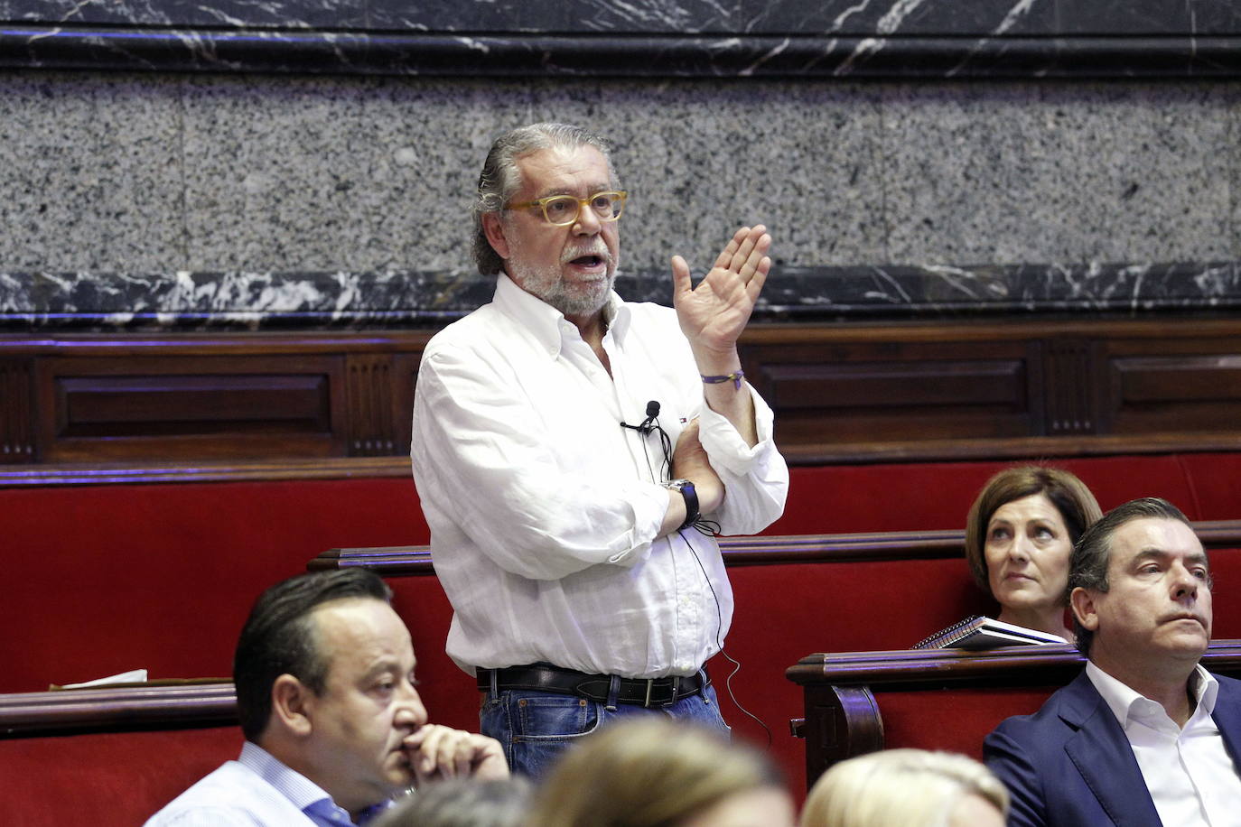 Ramón Vilar interviene en el pleno del Ayuntamiento de Valencia