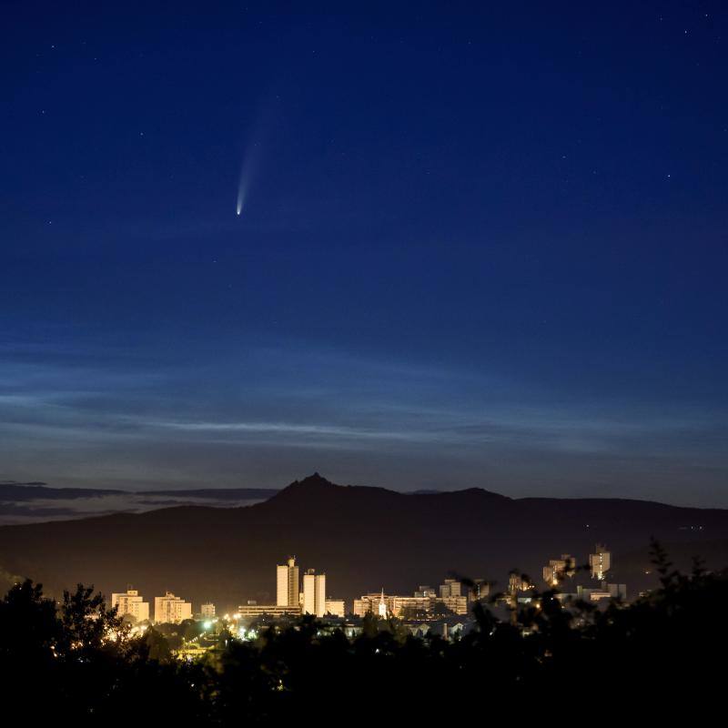 Fotos: Fotos del paso del cometa Neowise, que se puede ver a simple vista