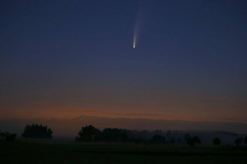 Fotos: Fotos del paso del cometa Neowise, que se puede ver a simple vista