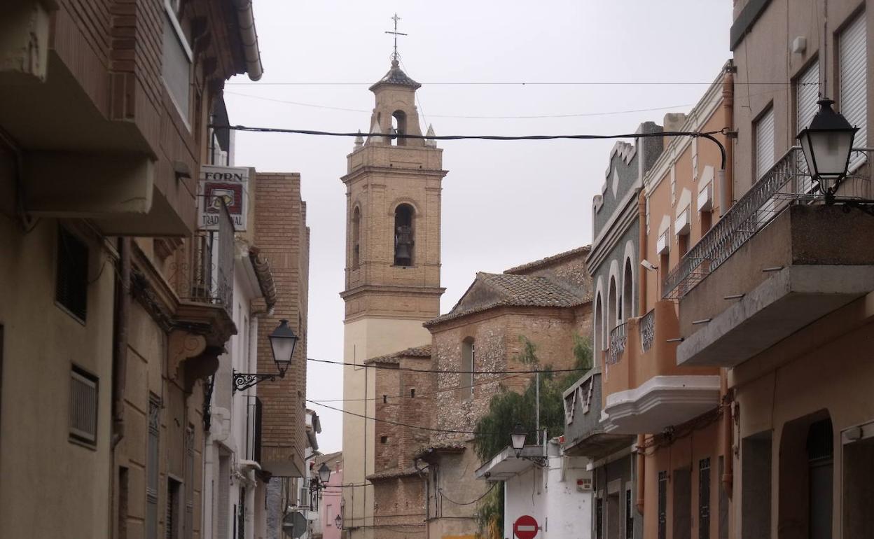 Una de las calles del municipio. 