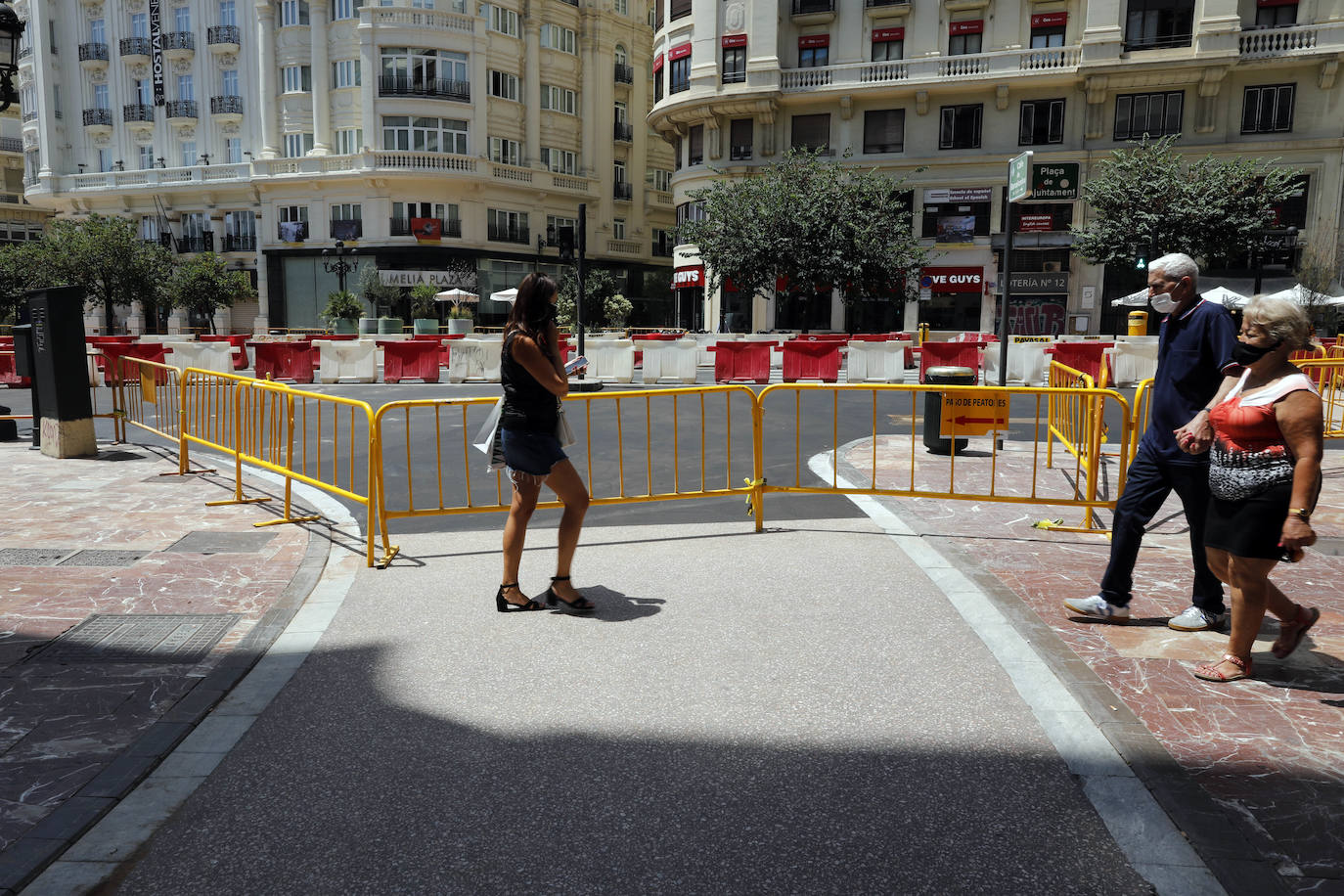 Fotos: Avanzan las obras en la plaza del Ayuntamiento