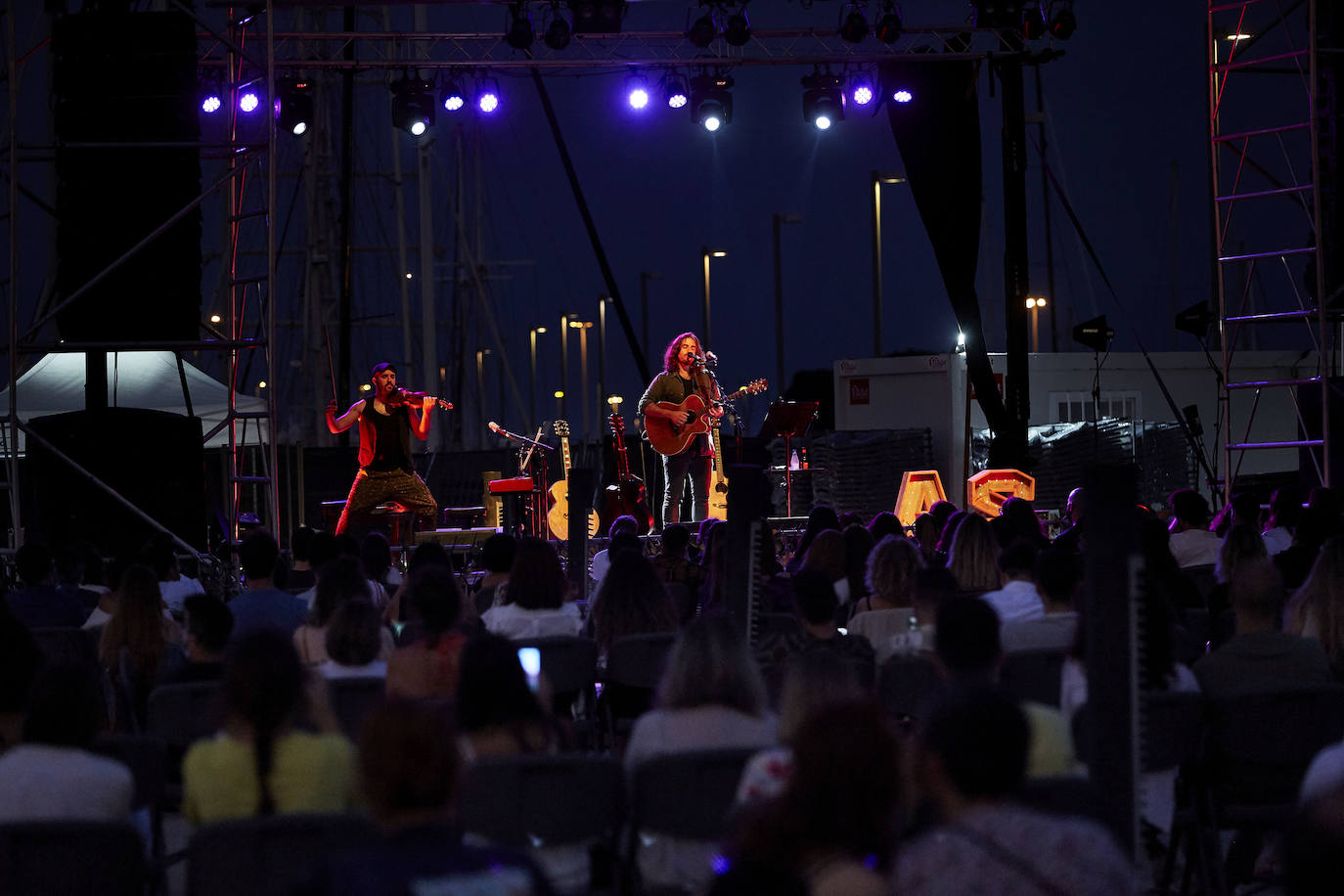 Fotos: Primer concierto en la Marina tras el estado de alarma