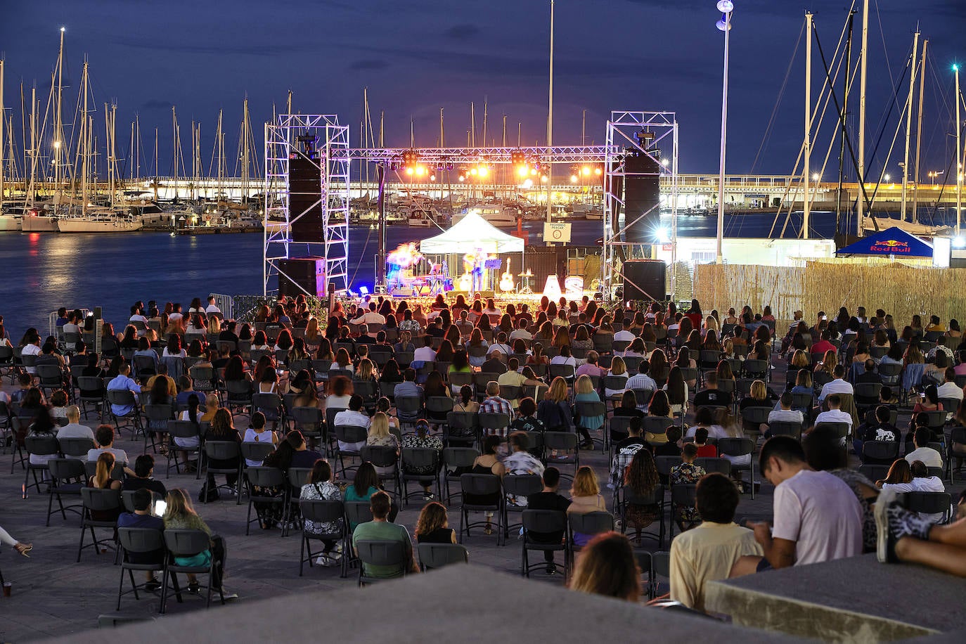 Fotos: Primer concierto en la Marina tras el estado de alarma