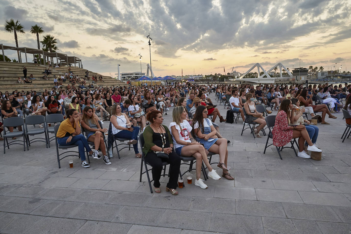 Fotos: Primer concierto en la Marina tras el estado de alarma