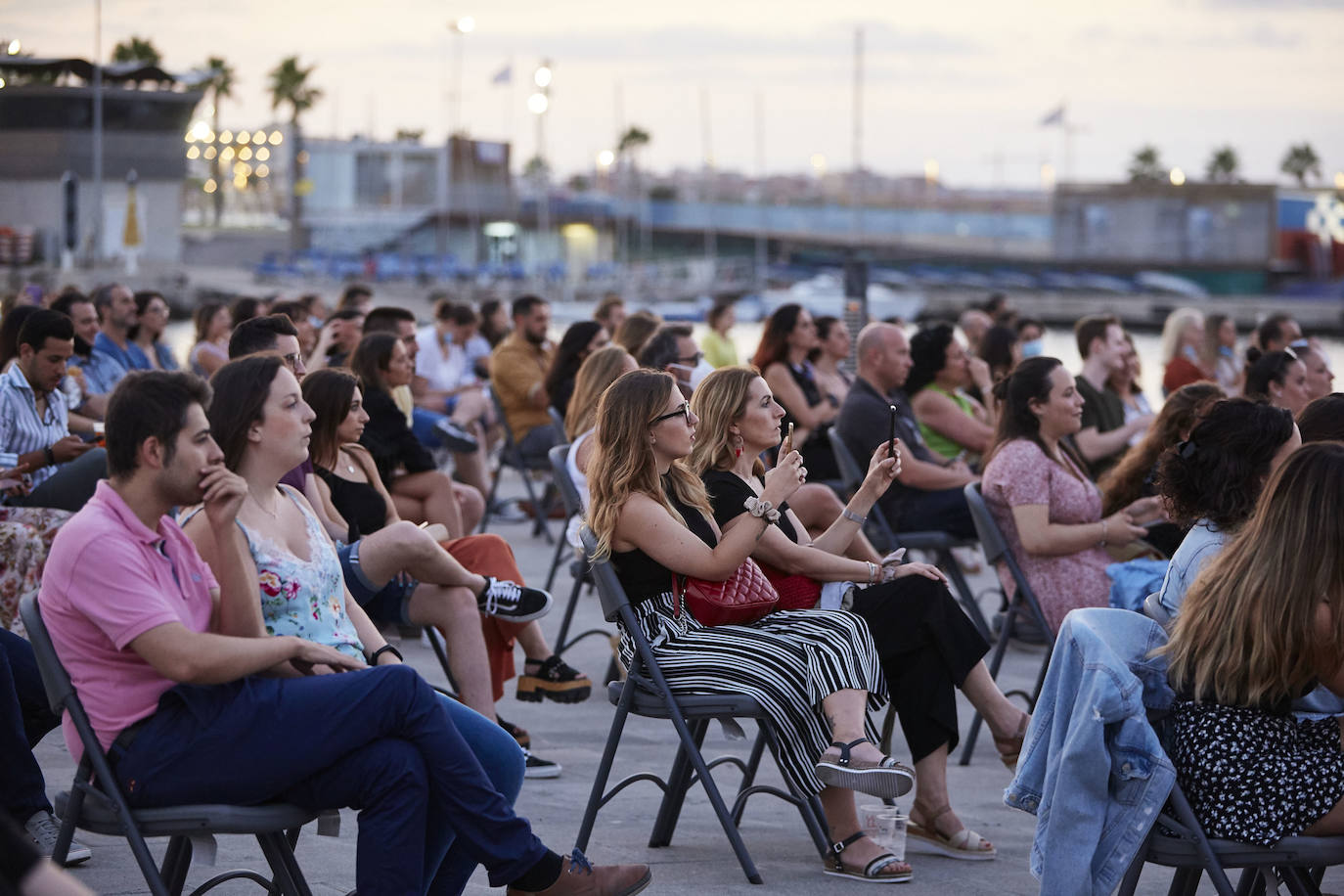 Fotos: Primer concierto en la Marina tras el estado de alarma