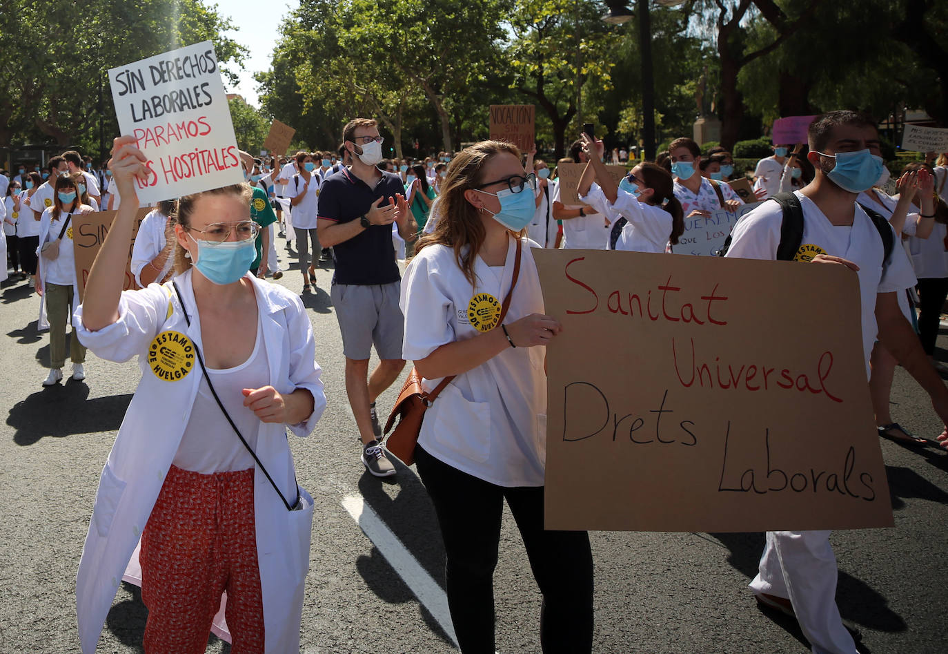 Huelga de MIR en los hospitales valencianos