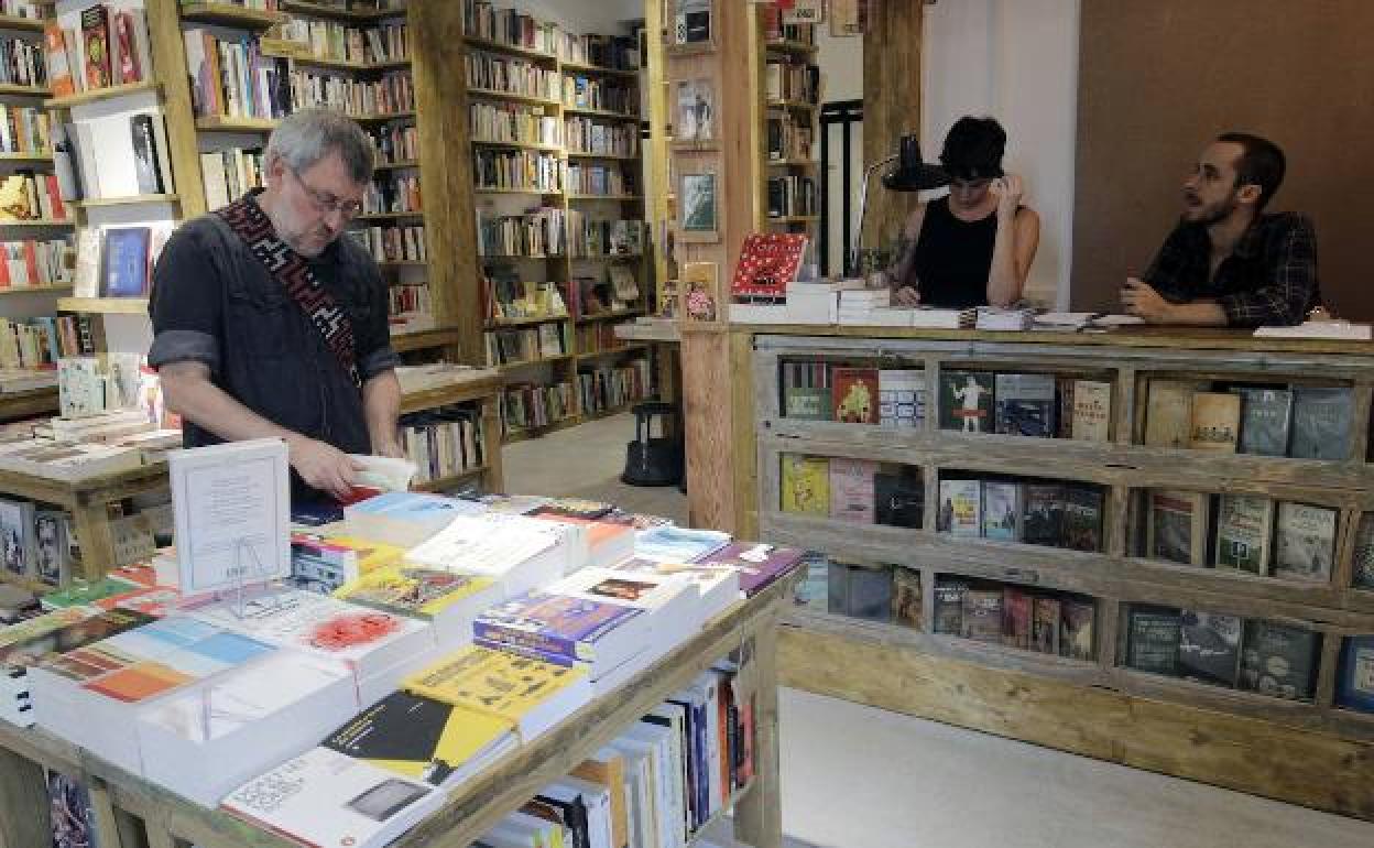 Imagen de una librería de Valencia.