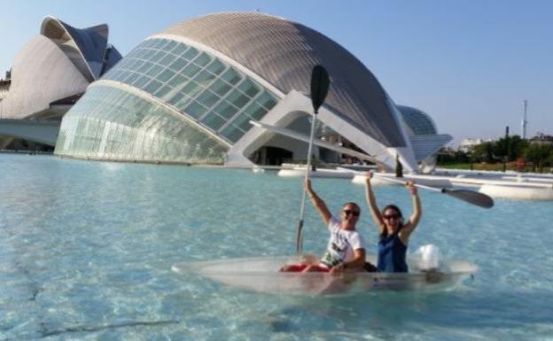 Vuelven las actividades acuáticas a la Ciudad de las Artes y las Ciencias.