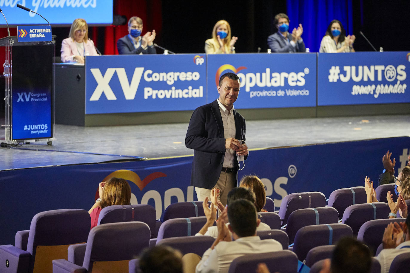 Mompó, nuevo presidente del PP de la provincia de Valencia con el 98,4% de votos